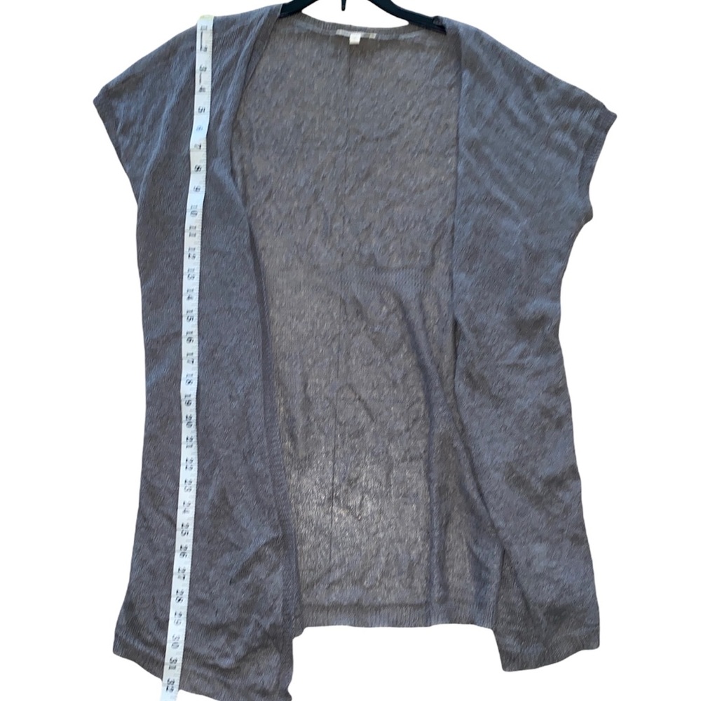 Eileen Fisher 100% Linen Sweater Cardigan (Size: Medium) - Picture 3 of 9